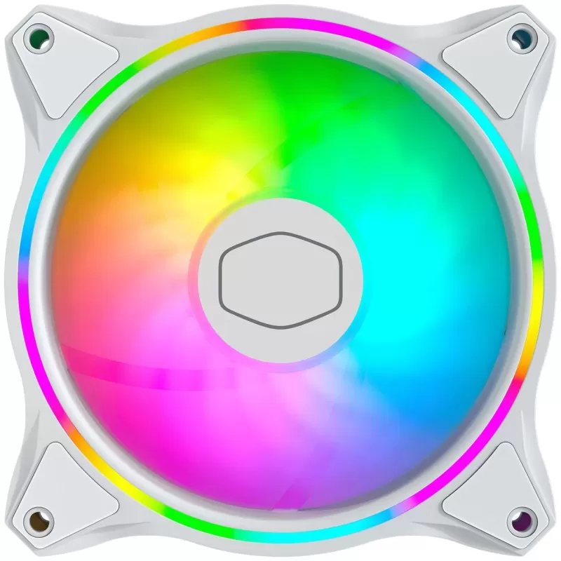 Case Fan Cooler Master MASTERFAN MF120 HALO white 120mm Case Fan Cooler Master MASTERFAN MF120 HALO white 120mm