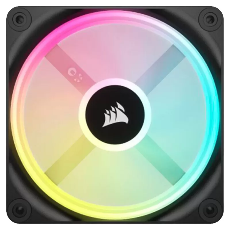 Case Fan Corsair iCUE LINK QX140 RGB 140mm PWM PC Fan Expansion Kit Color:black