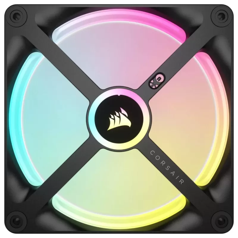 Case Fan Corsair iCUE LINK QX140 RGB 140mm PWM PC Fan Expansion Kit Color:black