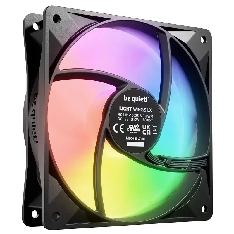 מאוורר למארז be quiet! Light Wings LX 120mm PWM Triple-Pack מאוורר למארז be quiet! Light Wings LX 120mm PWM Triple-Pack