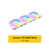מאוורר למארז Antec C120 ARGB 120mm PWM לבן 3x Fans