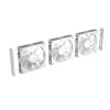 מאוורר למארז Antec C120 ARGB 120mm PWM לבן 3x Fans