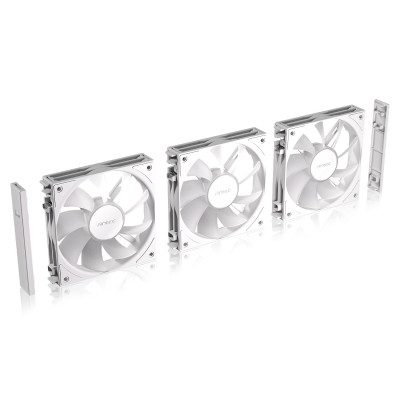 מאוורר למארז Antec C120 ARGB 120mm PWM לבן 3x Fans מאוורר למארז Antec C120 ARGB 120mm PWM לבן 3x Fans