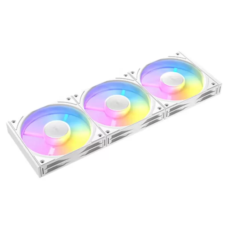 מאוורר למארז Antec C120 ARGB 120mm PWM לבן 3x Fans