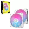 Набор вентиляторов Corsair iCUE LINK RX140 RGB 140mm PWM 2xFans Start Kit white