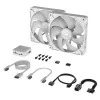 Набор вентиляторов Corsair iCUE LINK RX140 RGB 140mm PWM 2xFans Start Kit white
