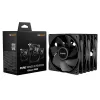 מאוורר למארז be quiet! Pure Wings 3 120mm PWM Reverse 3-Pack שחור