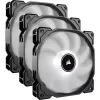 ערכת 3 מאווררים Corsair Air Series AF120 LED (2018) שחור, לבן 120mm