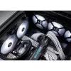 ערכת 3 מאווררים Corsair Air Series AF120 LED (2018) שחור, לבן 120mm