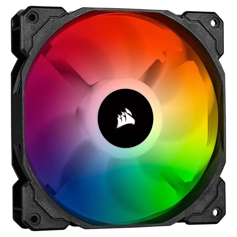 ערכת מאווררים למארז Corsair iCUE SP140 RGB PRO Performance Dual Fan Kit with Lighting Node CORE 140mm צבע שחור