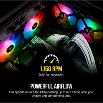 ערכת מאווררים כפולה Lighting Node CORE Corsair iCUE SP140 RGB PRO Performance ערכת מאווררים כפולה Lighting Node CORE Corsair iCUE SP140 RGB PRO Performance