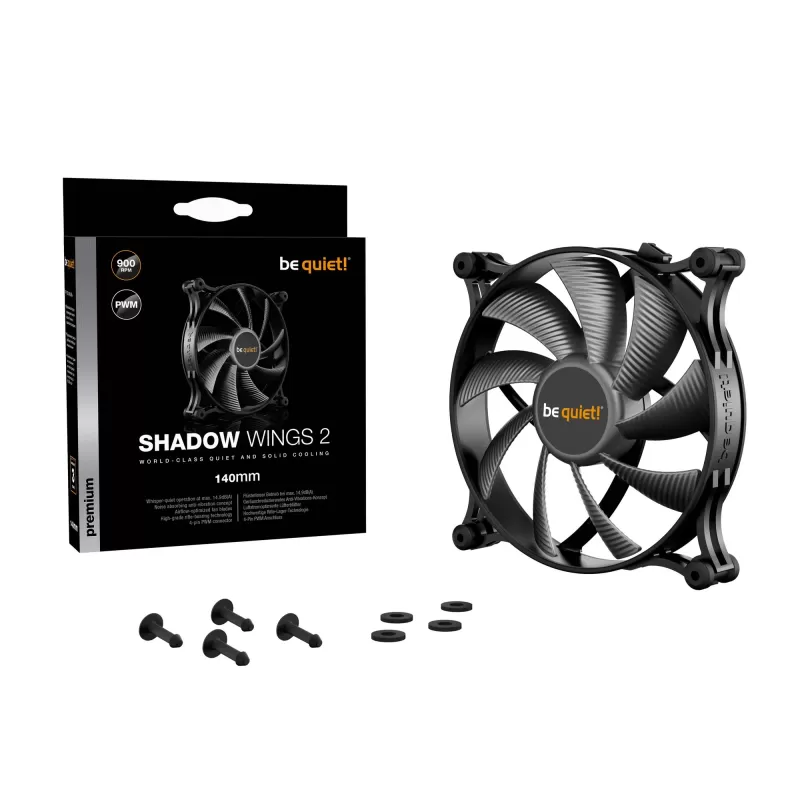 Вентилятор для Корпуса be quiet! SHADOW WINGS 2 black 140mm
