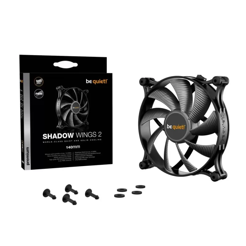 Вентилятор для Корпуса be quiet! SHADOW WINGS 2 black 140mm
