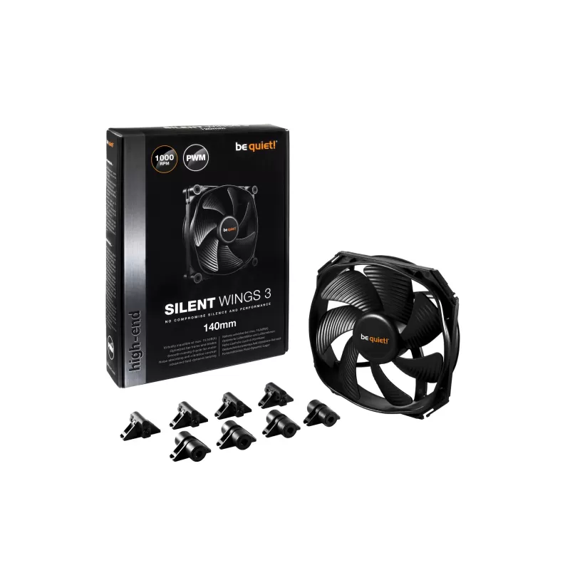 Case Fan be quiet! SILENT WINGS 3 140MM PWM 140mm Color:black