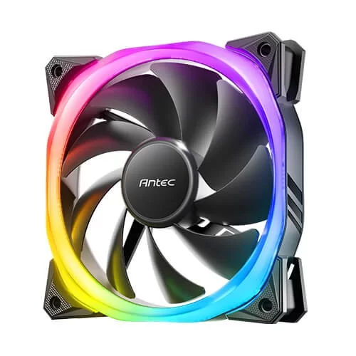 מאוורר למארז Antec Fusion 120mm ARGB Fan 3 PACK Fan And Conntroller צבע שחור