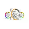 מאוורר למארז be quiet! LIGHT WINGS WHITE 120mm PWM Triple Pack צבע לבן