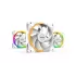 מאוורר למארז be quiet! LIGHT WINGS WHITE 120mm PWM Triple Pack צבע לבן