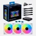 מאוורר למארז LIAN-LI 120mm SL-INF (UF-SLIN120-3W) UNI לבן 3-Fan