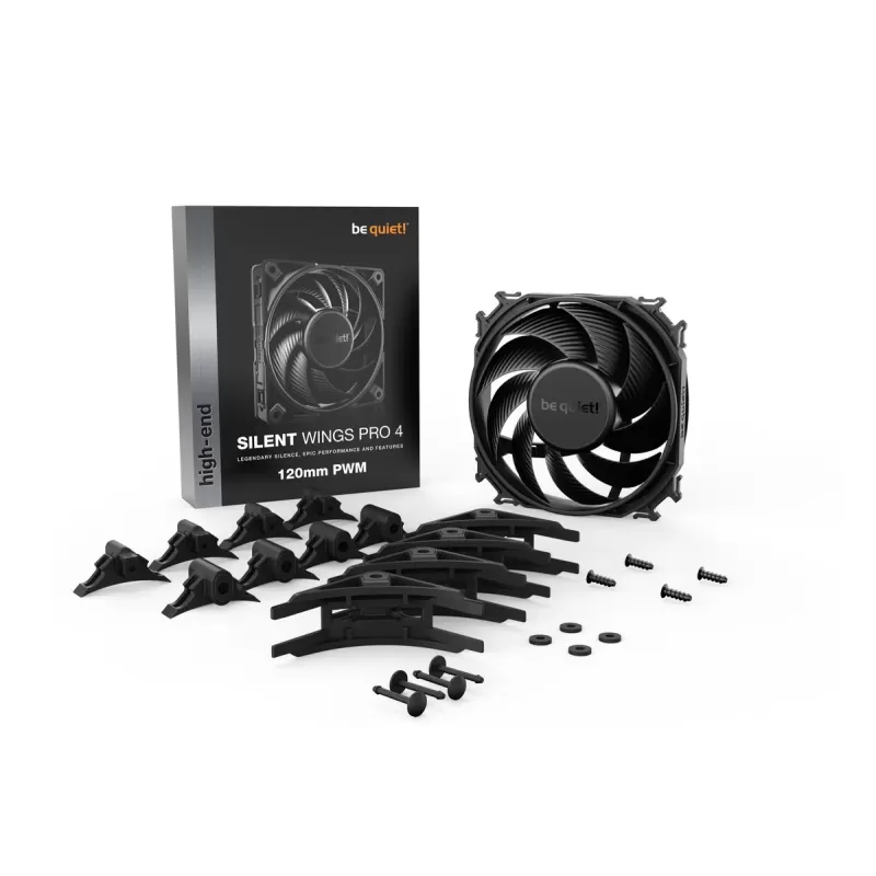 מאוורר למארז be quiet! Silent Wings Pro 4 120mm PWM