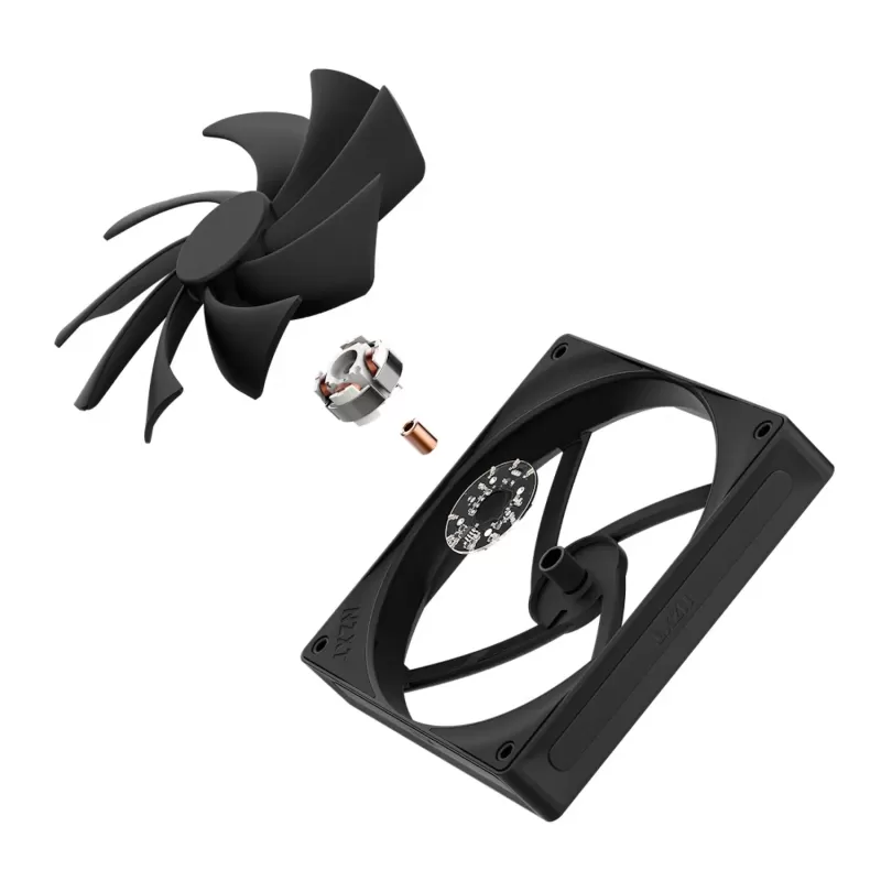 מאוורר למארז NZXT F140Q Quiet Airflow Fan 140mm שחור