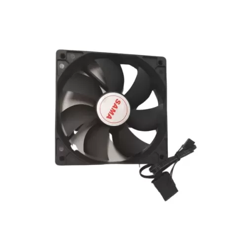 מאוורר למארז SAMA 12CM MOLEX 120mm צבע שחור