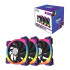 Набор вентиляторов Super Flower NEON ARGB 140mm 3xFans черный