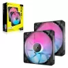 סט מאווררים Corsair iCUE LINK RX140 RGB 140mm PWM 2xFans Starter Kit שחור