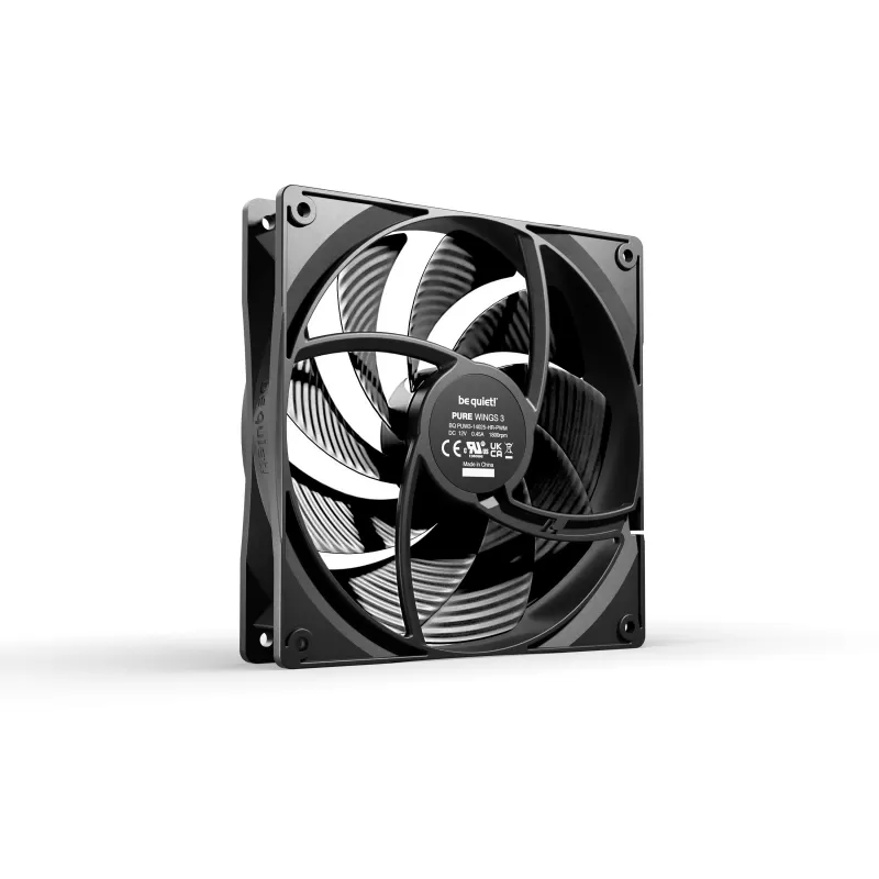 מאוורר למארז be quiet! Pure Wings 3 140mm PWM high-speed שחור