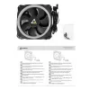 מאוורר למארז Antec Prizm 120 ARGB Single Pack ARGB: male 3 pin, ARGB: female 3 pin 120mm מאוורר למארז Antec Prizm 120 ARGB Single Pack ARGB: male 3 pin, ARGB: female 3 pin 120mm