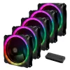 Case Fans with Controller Antec Prizm 120 ARGB 5+C 5 in 1 pack 120mm