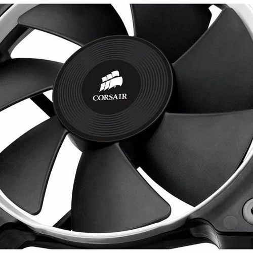 Two Fans Corsair Air Series SP120 High Performance Edition High Static Pressure 120mm Color:black, blue