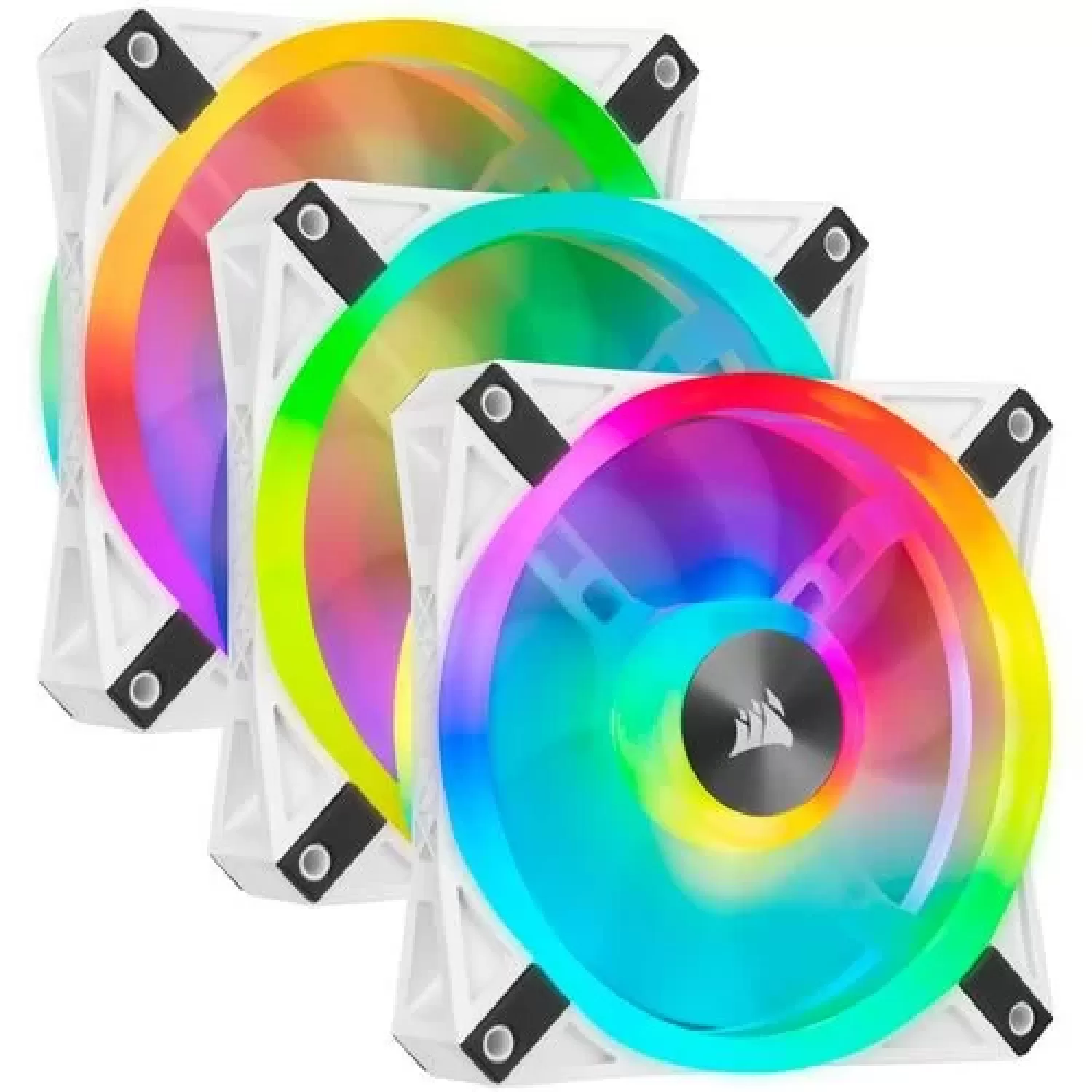 Kit 3 Fans Corsair iCUE QL120 RGB Lighting Node CORE 120mm