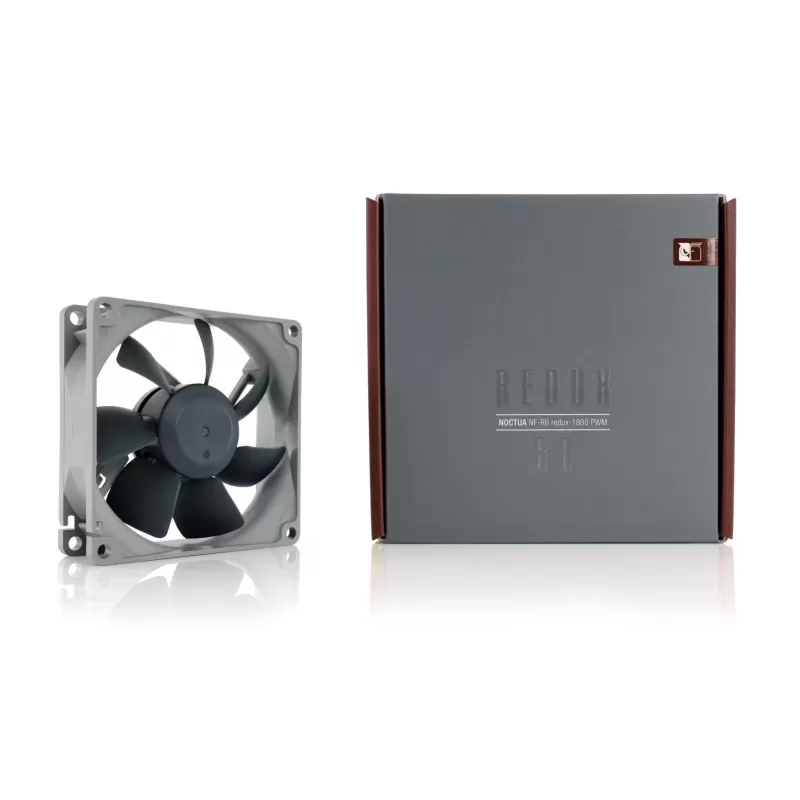 מאוורר למארז Noctua NF-R8 redux-1800 PRPM 80mm צבע שחור