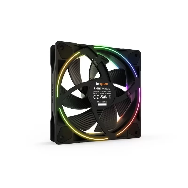 Вентилятор для Корпуса be quiet! LIGHT WINGS 120mm PWM Цвет:чёрный