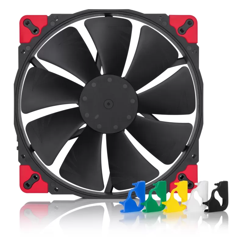 מאוורר למארז Noctua NF-A20 PWM Chromax שחור Swap 200mm Fan
