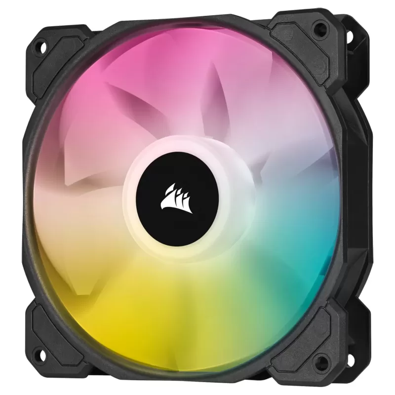 מאוורר למארז Corsair iCUE SP140 RGB ELITE Performance 140mm PWM Fan - Single Pack צבע שחור