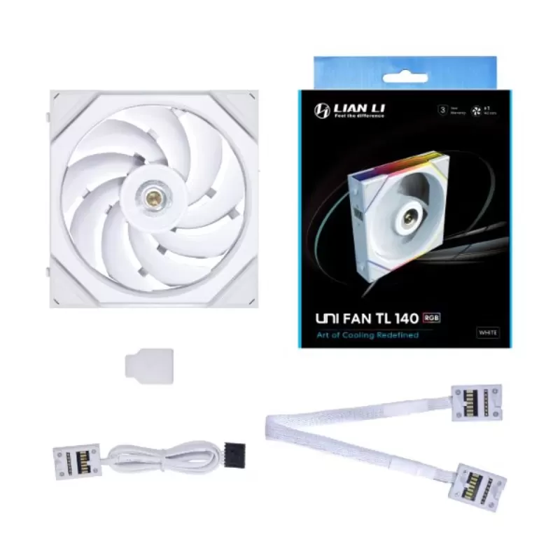 מאוורר למארז LIAN-LI 140mm TL140 UNI לבן