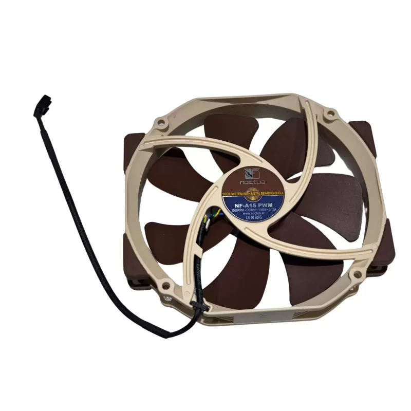 מאוורר למארז Noctua NF-A15 PWM 1500RPM DC12V 1.56W 0.13A FAN 150mm