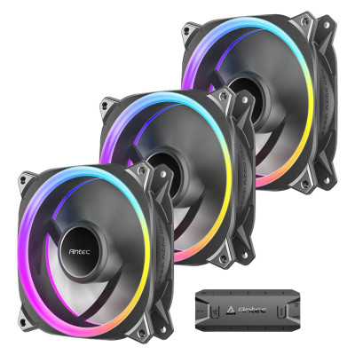 סט מאווררים למארז Antec Neo Prizm T3 120 ARGB x3 Fans 120mm סט מאווררים למארז Antec Neo Prizm T3 120 ARGB x3 Fans 120mm