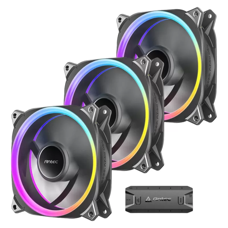 Fan set for computer case Antec Neo Prizm T3 120 ARGB x3 Fans 120mm