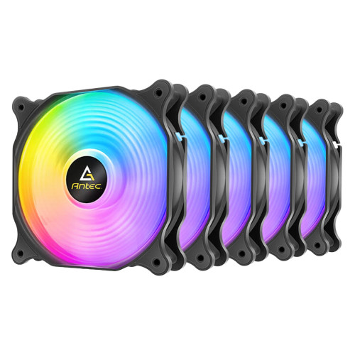 מאוורר למארז Antec F12 RGB 120mm x5 Fans