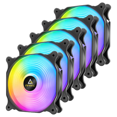 מאוורר למארז Antec F12 RGB 120mm x5 Fans