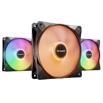 מאוורר למארז be quiet! Light Wings LX 140mm PWM Triple-Pack