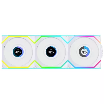 Вентилятор для Корпуса LIAN-LI UNI SL Wireless LCD 120mm white 3xFans