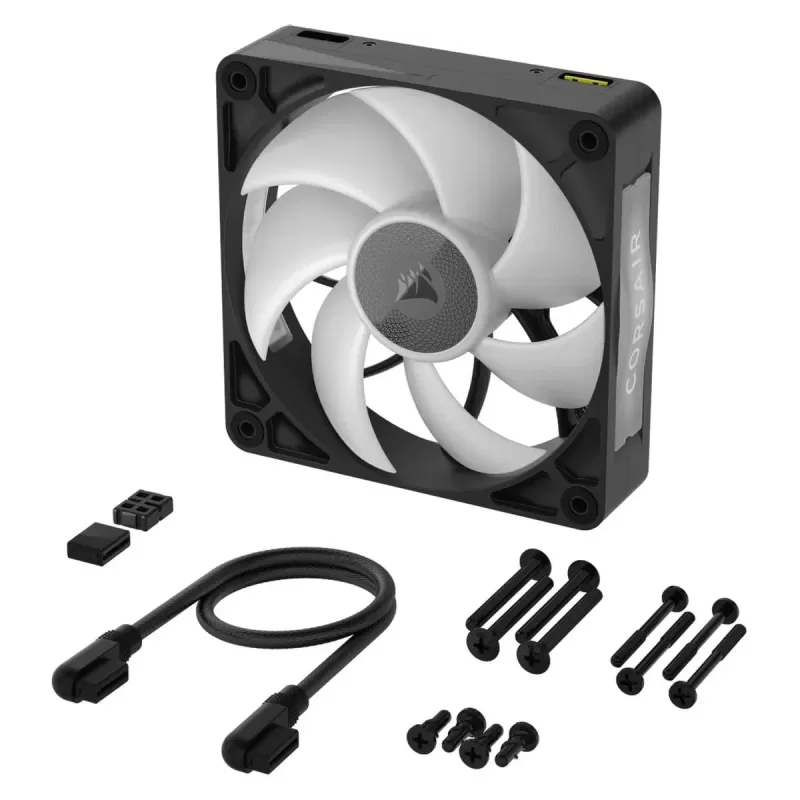 Вентилятор для Корпуса Corsair RX120 MAX RGB 120mm Цвет:чёрный Вентилятор для Корпуса Corsair RX120 MAX RGB 120mm Цвет:чёрный
