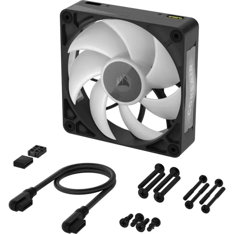 Вентилятор для Корпуса Corsair RX120 MAX RGB 120mm Цвет:чёрный Вентилятор для Корпуса Corsair RX120 MAX RGB 120mm Цвет:чёрный