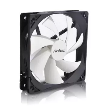 מאוורר למארז Antec F19 120mm צבע שחור, לבן