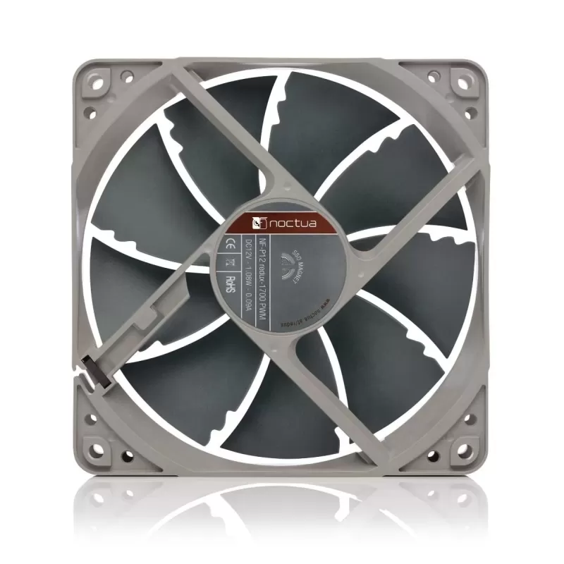 מאוורר למארז Noctua NF-P12 redux-LGA1700 PWM 120MM LGA1700 RPM Fan 120mm צבע