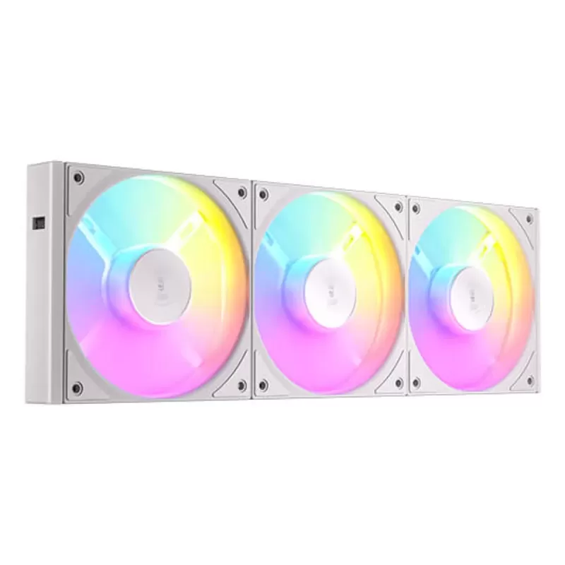 סט מאווררים Antec C120R ARGB x3 Reverse 120mm צבע לבן