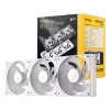 סט מאווררים Antec C120R ARGB x3 Reverse 120mm צבע לבן